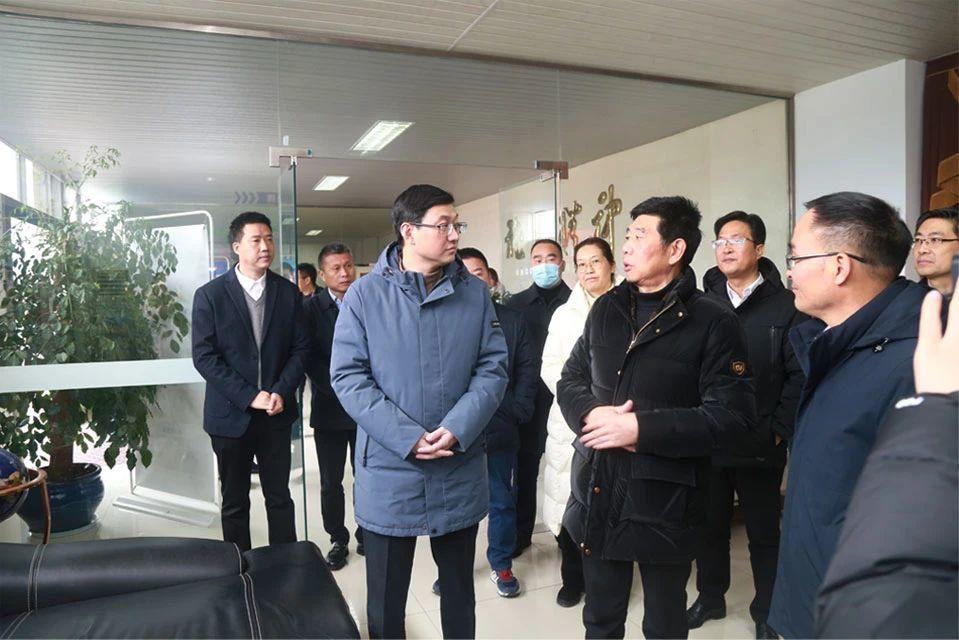 临安区委副书记、区长杨泽伟走访美格机械调研复工复产